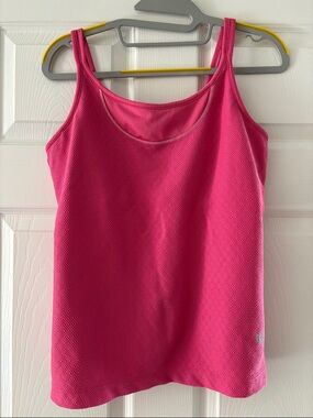 Pearl Izumi Hot Pink Diamond-Texture Tank Top